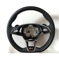 GENUINE Skoda Octavia 4 RS Flat Bottom Steering Wheel
